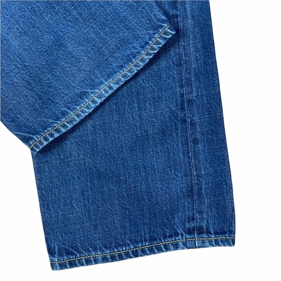 J Crew Factory Distressed The Sutton Straight Leg Blue Men’s Jeans  32x30 - Picture 3 of 11